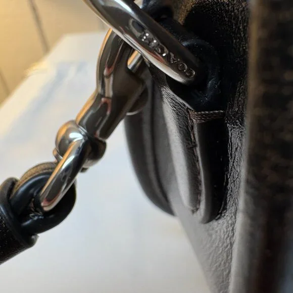 Coach Waverly Bag in Loved Leather (Black) - Picture 6 of 9